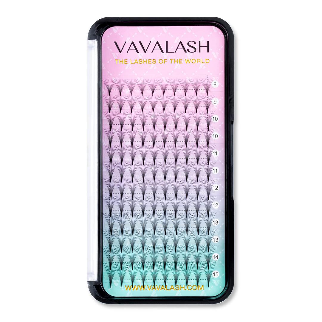 Eyelash Extensions 3D 4D 5D 6D 8D 9D 10D Thickness 0.07/0.1 C/D Curl Eyelashes Middle Stem Premade Fans Russian Volume Lash Extensions Supplies (Middle Stem 10D-0.07-D-8-15mm)
