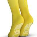 AMERICAN HOSPITAL SUPPLY Non-Slip Hospital Socks, Anti-Skid, Anti-Slip Gripper Socks for Medical or Home Use, Yellow, XXX-Large, 1 Pair