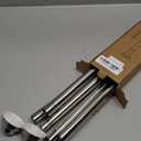 TEECK Shower Curtain Rod, 32-80 inch Adjustable Spring Tension Curtain Rod, Never Rust Anti-Slip Shower Curtain Rod for Bathroom, No Drilling, Never Collapse, Easy to Use, Silver