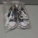 Mvlsoct Boys and Girl Low Top Canvas Kids Lace up Sneakers 34