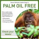 Pure Castile Soap, Mandarin Basil - No Palm Oil, GMO-Free - Gentle Liquid Soap For Sensitive Skin & Baby Wash - All Natural Vegan Formula with Organic Carrier Oils (33.8 fl oz)