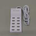 USB Charging Stations 50w10A 10 Ports Multiple Charging Block/Power USB Strip for iPhone Android Smartphone Tablet Smart Watch AirPods Samsung and Multiple Charger Plug