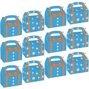 NF ORANGE 12PCS English Teacher Party Gift Candy boxBags English Teacher Birthday Party Supplies, English Teacher Party Decoration