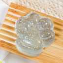 2 x Taba Squishy Cat Paw Squeeze Toys,Sensory Fidget Toy for Your Best Mellow and Chill,Birthday Gift, Squishy Toys for Adults (Blue Transparent)