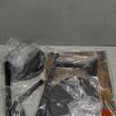 iDavosic.ly 4 Tier Plant Stand Indoor, Tiered Corner Flower Holder Shelf Outdoor, Metal Tall Orchid Display Rack for Patio Porch Garden Balcony Office Living Room, Modern Black & Rustic Brown