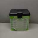 Portable Tool Box - Small Parts Organizer with Drawers and Customizable Compartments for Hardware, Fishing Tackle, Beads or Crafts by Stalwart (Green)