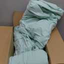 Amazon Basics Brushed Microfiber Comforter Set, Extra Soft with Natural Texture, 3-Piece, King, Blue