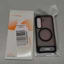 TORRAS Strong Magnetic & Seamless Stand for Samsung Galaxy S26 Case, Fit for MagSafe, Mil-Grade Drop Protection, Adjustable Kickstand for Galaxy S26 Case with Stand, Translucent Back/Black Edge