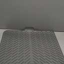 Silicone Drying Mat, 23"X17" With Built-in Drain Lip,Heat-Resistant,Eco-friendly,Hygienic Drying Pad,Leak-Proof and Non-Slip,Silicone Dish Drying Mat for Kitchen Counter or Sink（Gray 23X17）