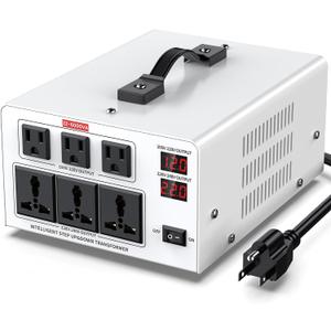 6000VA Step Up/Down Voltage Transformer Converter 110/120V to 220/240V