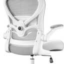 Freepub Ergonomic Office Chair with Headrest 3D, Mesh Office Desk Chair with Adjustable Lumbar Support, Computer Chair with Flip up Armrests, 350LBS Capacity - Design for Home/Offices - Grey