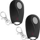 2 Pack Linear ACT-31B Garage Door Remotes, 318MHz MegaCode Compatible with MCT-3 MCT-11 LDCO800 Keychain Remote