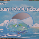Inflatable Baby Float with Sun Canopy Size Improved Infant Pool Floaties Swimming Pool Toys