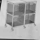 X-Cosrack Rolling File Cart, 4 Drawer Mobile File Cabinet with Wheels, Hanging Files