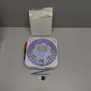 28-Day(1X) Automatic Pill Dispenser  One-Press Daily Dispense (No APP), Easy-to-Use Slide-Door Cup, Sound & Light Alerts, Moisture-Proof Dual Desiccants, Large Compartments for Tablets & Capsules