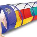 Kiddey Play Tunnel for Kids | Crawl Tunnels with See Through Sides | Outdoor & Indoor Multicolored Tent for Dogs, Toddlers, and Babies | Pop Up Baby Crawling Backyard Tunnel | Balls NOT Included