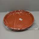 6 Pack of 18 inch Plant Saucer (16 Inch Base), Plant Saucer 18 Inch Round, Plant Trays for Pots, Plant Drip Tray, Plant Pot Saucers, Pot Saucer 18", Plant Saucers for Indoors (18", Terracotta)