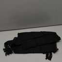 Boho Macrame Table Runner Fall Farmhouse Woven Table Runner with Tassels 72 Inches Halloween Black Cotton Linen Kitchen Table Centerpiece for Dining Dresser Home Tea Table Decor (12" x 72")