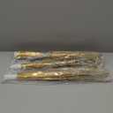 4ft Lighted Gold Christmas Tree with 650 Led Fairy Lights, Twinkle Light Christmas Birch Alpine Tree with IP44 Waterproof for Halloween Fall Indoor Outdoor Winter Christmas Decorations,Plug-In