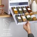 YouCopia SpiceStack Adjustable Spice Rack Organizer, Pull-Down 24-Bottle Seasonings and Spices Holder for Kitchen Cabinet and Pantry Organization with 104 Included Labels | Adjustable, Organizer, Seasonings, Spices Holder, Kitchen Cabinet