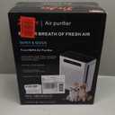 Air Purifiers for Home Up to 2600 Ft, Washable Filter & Air Quality Display, Powerful Turbo Mode Air Cleaner for Pet Hair Odors Smoke Dust (Ice White)