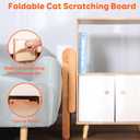 3 Transformable Shapes Cat Scratching Post - Adjustable L-Shape Sisal Scratcher with Multiple Fresh Fun Play Modes, 100% Natural Solid Beechwood& Sisal, Eco-Friendly Furniture Protector