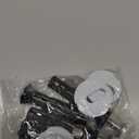 MUU Universal Toilet Seat Bolt kit, Screws, Quick Release, Easy to Install- Toilet Seat Replacement Parts Kit, Toilet Cover Maintenance Accessories, Fixing Accessories (Screws-JS2) (4 Pcs)