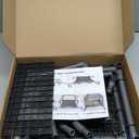 MLONDHSU Extra Large Turtle Basking Platform, Heavy-Duty Above Tank Dock & Ramp for Aquatic Turtles, Fits 18-20" Wide 50-90Gallon, Turtle Tank Accessories