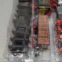 Amazon Basics Remote Control Steam Engine Hobby Train Set with Tender and Gondola, working light and realistic sounds Age 3 or up Perfect for Kids, Multicolor