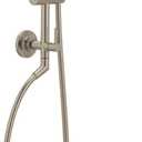 Moen Brushed Nickel 8-Inch Fixed Single Function Round Wide Rainshower Showerhead, 2.5 GPM, 6345BN
