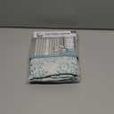 Zenna Home Easy to Install Window Curtain (1 Panel), 40 inches x 63 inches, Blue