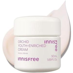 innisfree Orchid Youth-Enriched Cream, Korean Face Cream for Firming and Hydrated Skin, Expiry date: 06/2027