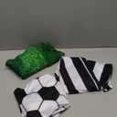 3 Pcs Soccer Arch Backdrop Stand Cover 4ft, 5ft, 6ft Spandex Fitted Sports Theme Birthday Arch Cover Photo Background Props for Birthday Party Decoration