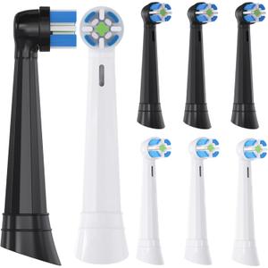 12 Pack IO Brush Head Compatible with Oral B IO 2/3/4/5/6/7/8/9/10/Deep Clean Electric Toothbrush, Replacement Heads Compatible with Oral B IO for Effective Cleaning (Black/White)