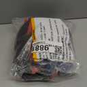 SATINIOR 2 Pairs Kids Waterproof Winter Snow Gloves Ski Gloves for Boy Girl Outdoor Warm Thickening Snowboard(Red, Blue,8-12 Years)