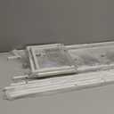 OLIXIS Dresser for Bedroom, 7 Storage Drawers, Wide Fabric Closet Chests Organizer Tower Furniture, TV Stand with Wooden Top Metal Frame for Clothes, Living Room, Hallway, Entryway, Classic White