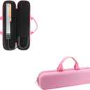 Buwico Hard Travel Case for Dyson Airstrait Straightener, Portable Storage Bag for Dyson Airstrait Straightener (Only Case, Pink)