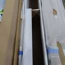 60" Floating Mantel Shelf - Modern White Fireplace Mantel with Matte Lacquer Finish for Living Room Elegance (60", White)