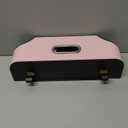 Car Rear Backseat Extra Multifunctional Drink Cup Holder Organizers with Tissue Storage Box Organizer & Hooks for Car Seat Back, Pink