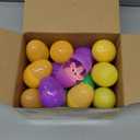 Kiss Monkey 24 Pack Prefilled Easter Eggs with Toys,2.7inch Easter Eggs Filled with Sea Animal Pop Toys,Easter Basket Stuffers for Kids,Prefilled Eggs for Easter Egg Hunt