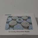 Chocolate Covered Oreo Molds Biscuit Chocolate Mold, PET Plastic Mold-Oreo Mold Cylindrical Cylinder Candy Pudding. (Small)