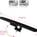UltraPro Hover Digital TV Antenna Indoor for Smart TV, Long Range HD Local Channels, Easy Mount on Top Design, Supports 4K 1080P HDTV VHF UHF, 360 Reception, 83713