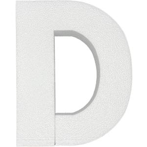 12 Inch Smooth Foam Letters - Great for Arts and Craft & DIY (D)
