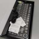 AULA F75 Pro Wireless Mechanical Keyboard,75% Hot Swappable Custom Keyboard with Knob,RGB Backlit,Pre-lubed Reaper Switches,Side Printed PBT Keycaps,2.4GHz/USB-C/BT5.0 Mechanical Gaming Keyboards