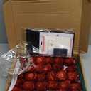 Waipfaru Glitter Roses Bouquet, Birthday Gifts for Women Mom, DIY Fake Flowers Bouquet with Birthday Stand-Up Signs, 36 Red Rose for Grandma Wife Friends