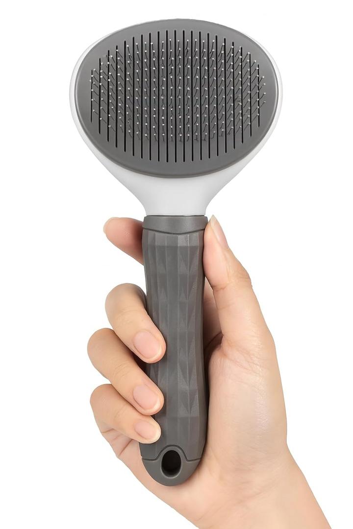 Pet Grooming Slicker Brush for Dogs & Cats  Gentle Deshedding Tool for Loose Hair & Undercoat  Soft Stainless Steel Pins, Pain-Free Grooming, Reduces Shedding, Ideal for All Breeds - TidyCabin