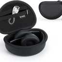 Yinke Case for Beats Solo3 /Solo 4 Wireless On-Ear Headphones, Portable Travel Hard Shell Storage Bag (Black)