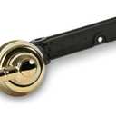 Korky 6021AM StrongARM Metal Tank Lever, Universal to Fit Front Angled Side Left and Right Mount Toilets, Polished Gold, Faucet Style