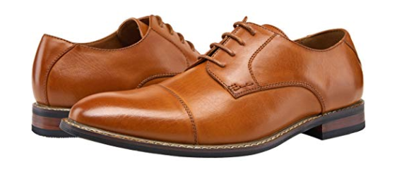 Dress Shoes Cap Toe Oxford Classic Formal (Size 12)