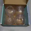 Child Safety Door Knob Cover (4 Pack) Hard-to-Remove Dual-Lock Door Handle Covers for Kids - Reusable Baby Proof Door Knob Locks - Installs Easily, No Tools Needed (Transparent)